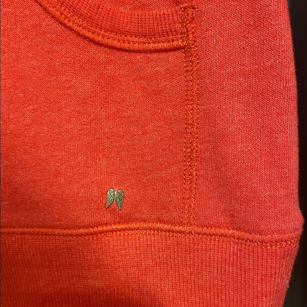 Vintage Victoria's Secret Red Hoodie with Gold Angel Wings - Picture 5 of 7